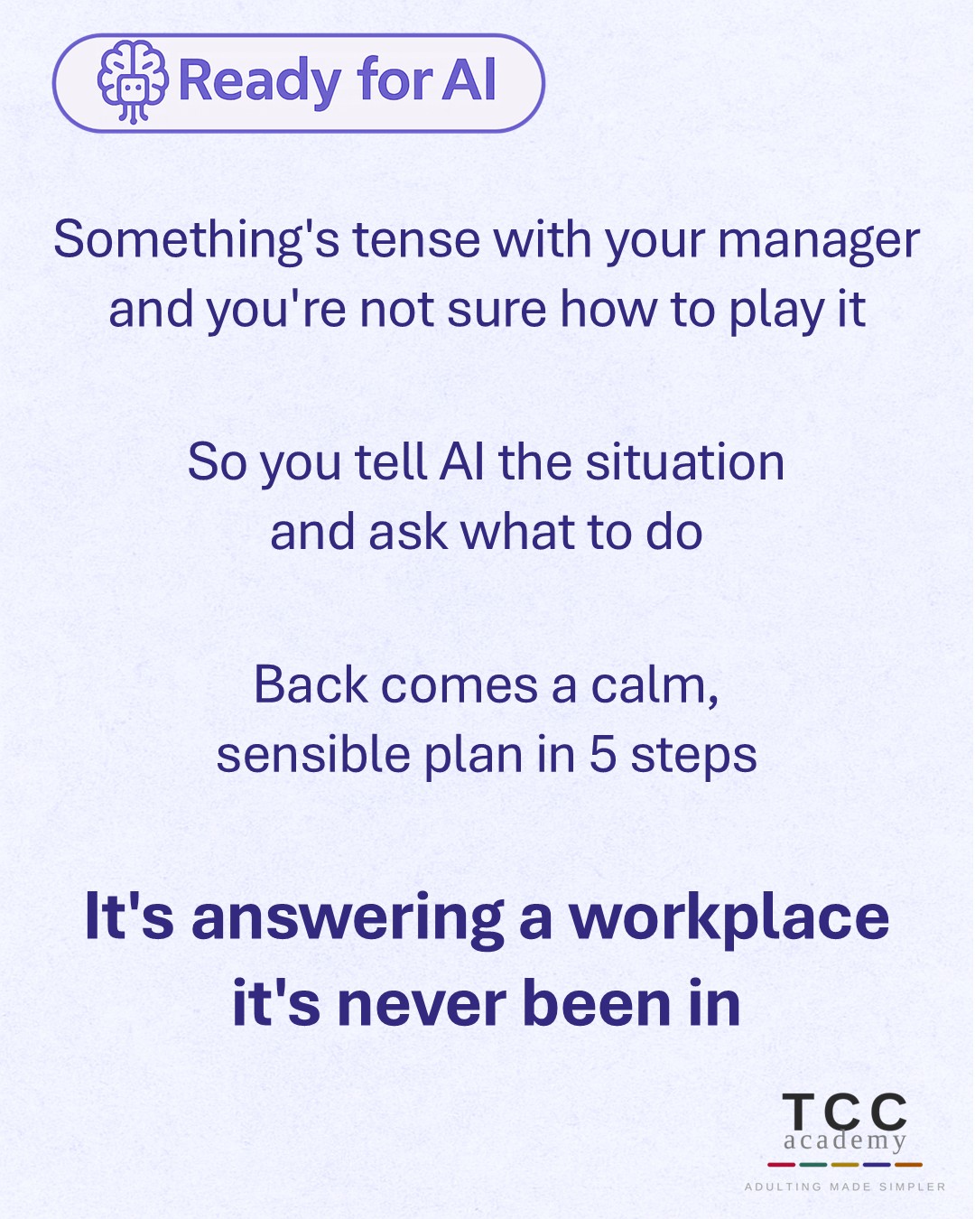 What AI can't see at work
